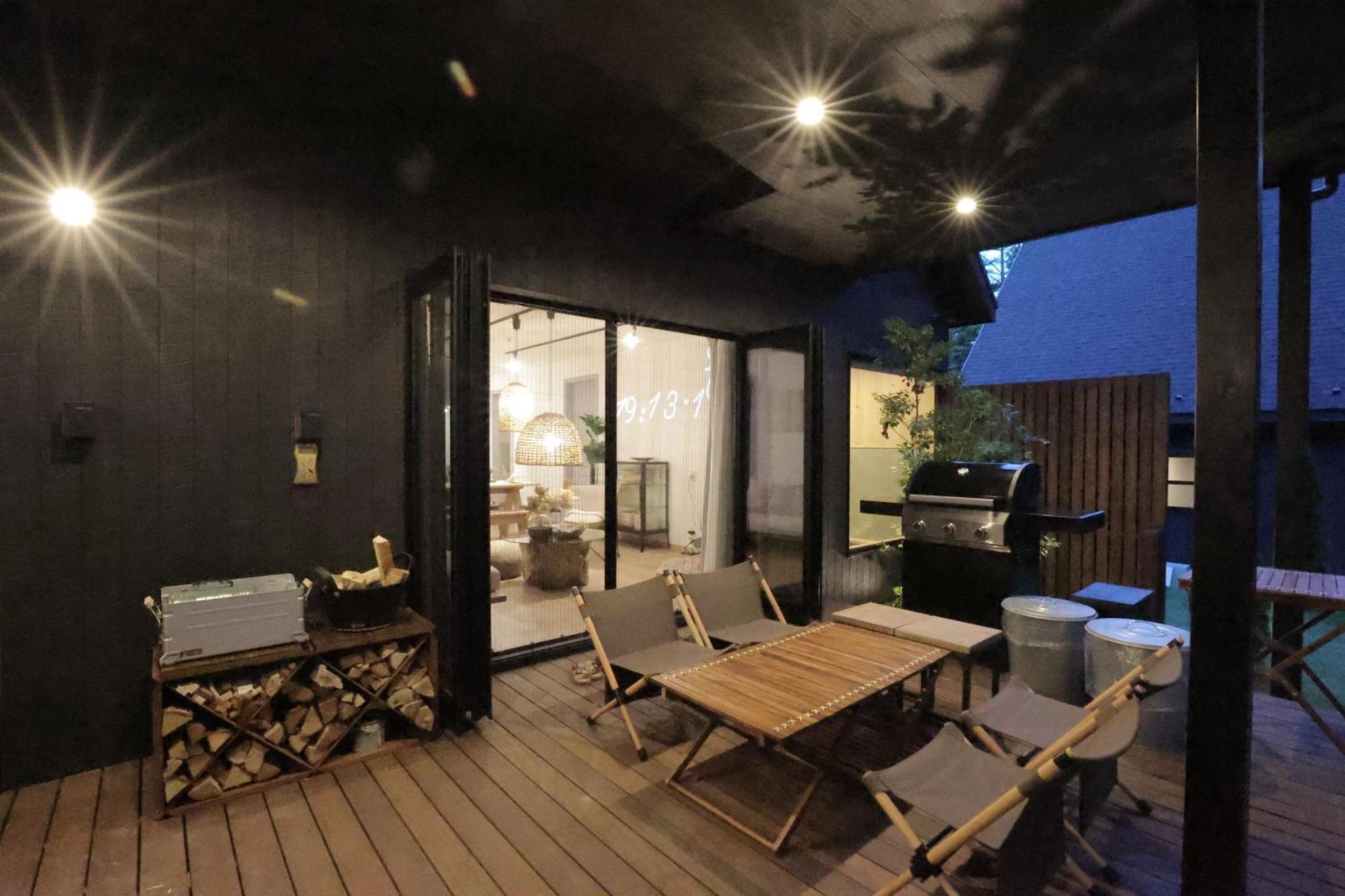 Sauna Forest Cabin 軽井沢 御代田　Mori-Asobi Oiwake Buitenkant foto