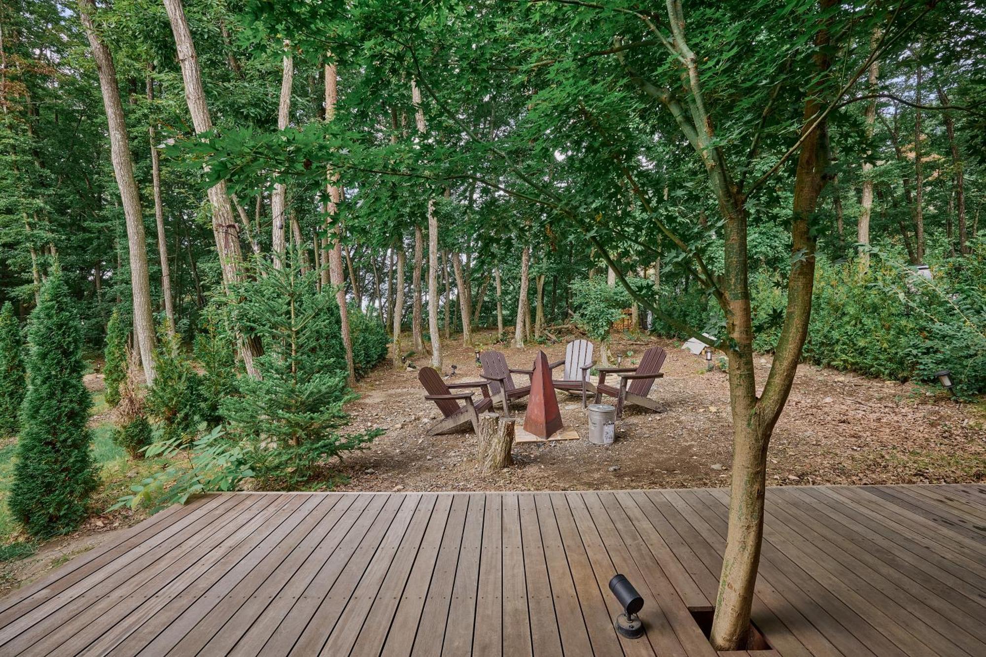 Sauna Forest Cabin 軽井沢 御代田　Mori-Asobi Oiwake Buitenkant foto