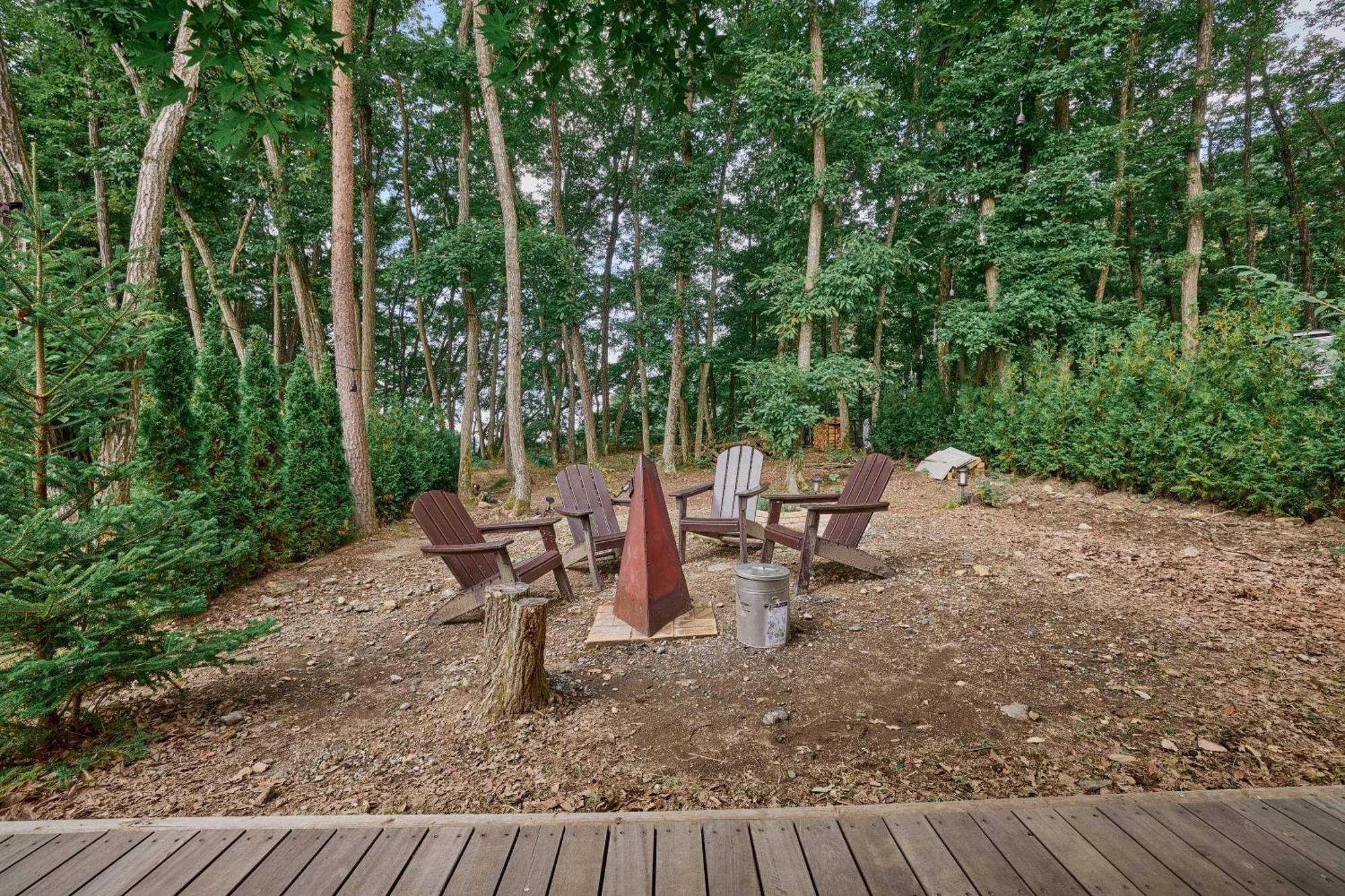 Sauna Forest Cabin 軽井沢 御代田　Mori-Asobi Oiwake Buitenkant foto