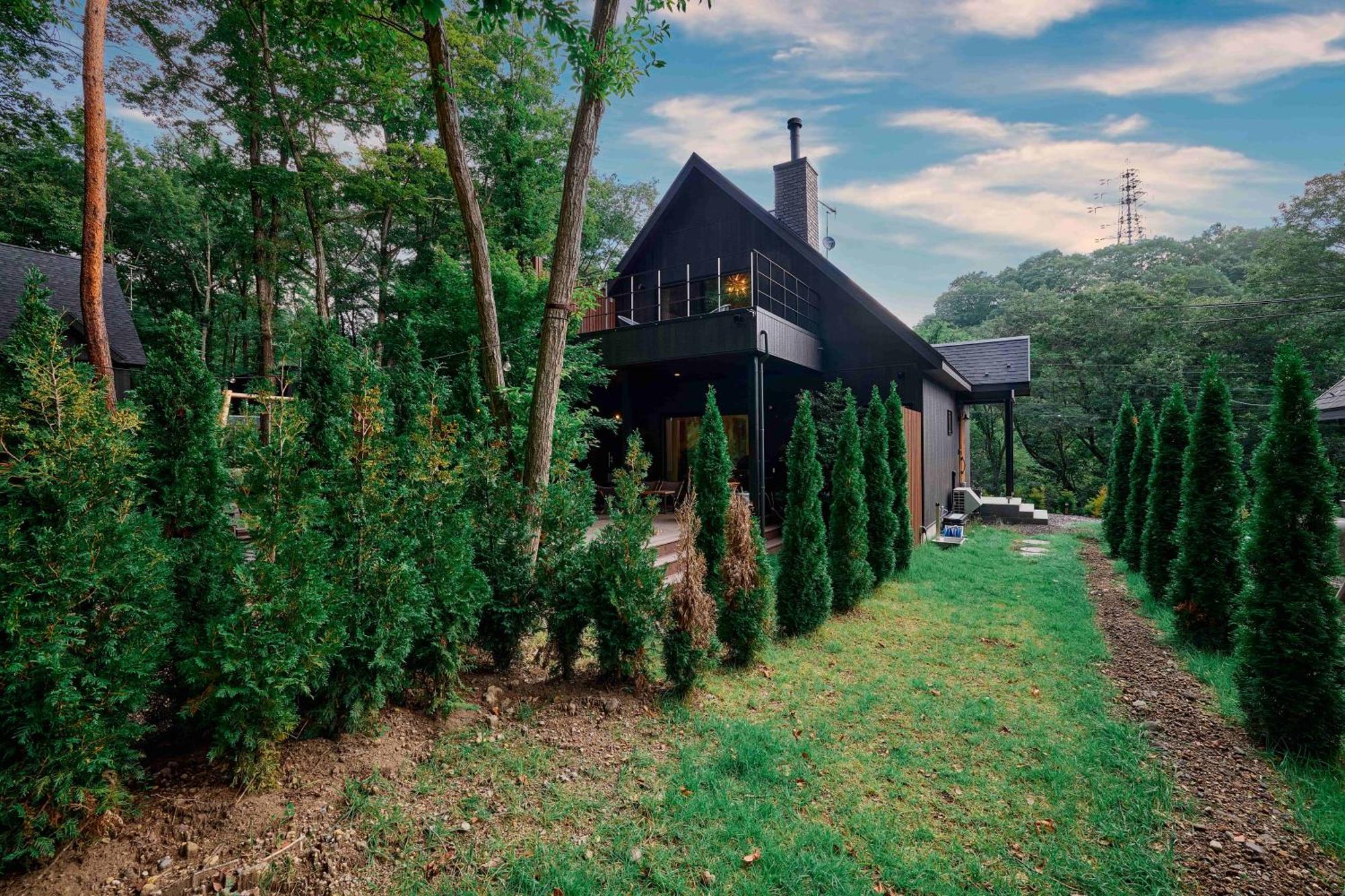Sauna Forest Cabin 軽井沢 御代田　Mori-Asobi Oiwake Buitenkant foto